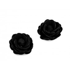 Rose schwarz Kunstleder